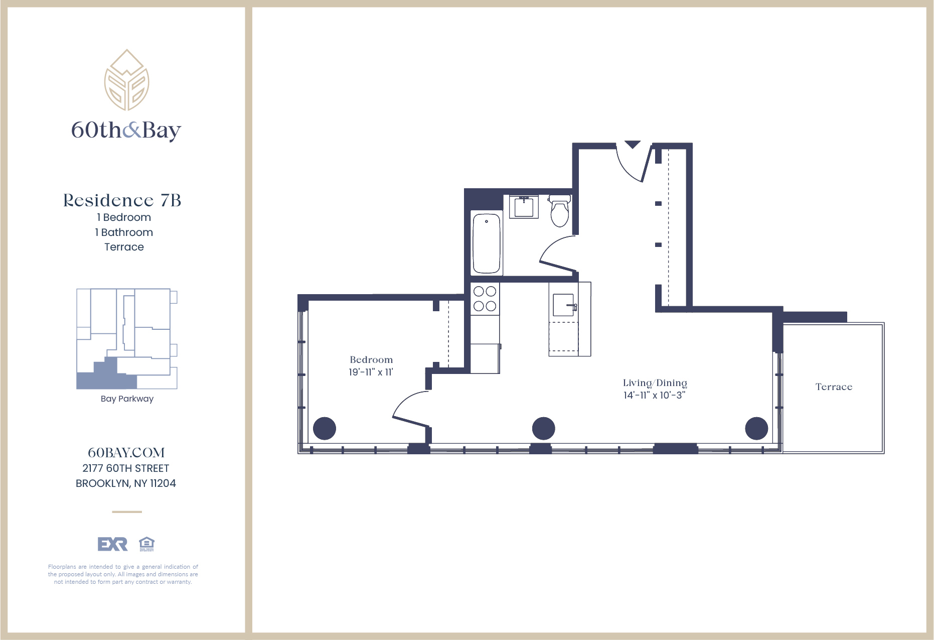 Availabilities Luxury Apartments For Rent at 60th & Bay